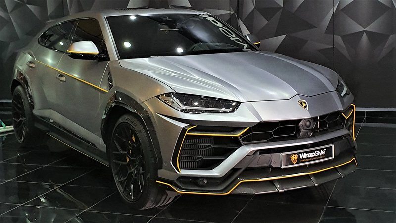 Lamborghini Urus - Yellow Detailing wrap