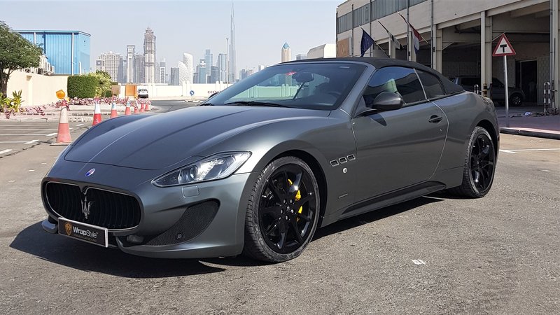 Maserati GranCabrio - Grey Gloss wrap - img 1 small