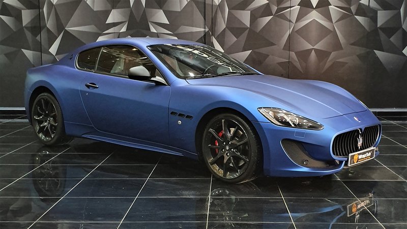 Maserati GranTurismo - Blue Matt wrap - cover small