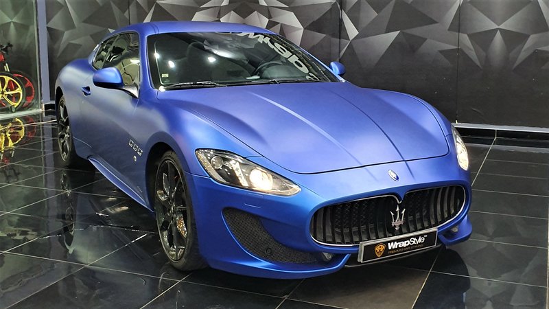 Maserati GranTurismo - Blue Matt wrap - img 2 small