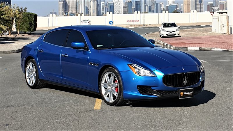 Maserati Quattroporte - Blue Gloss wrap - img 1 small