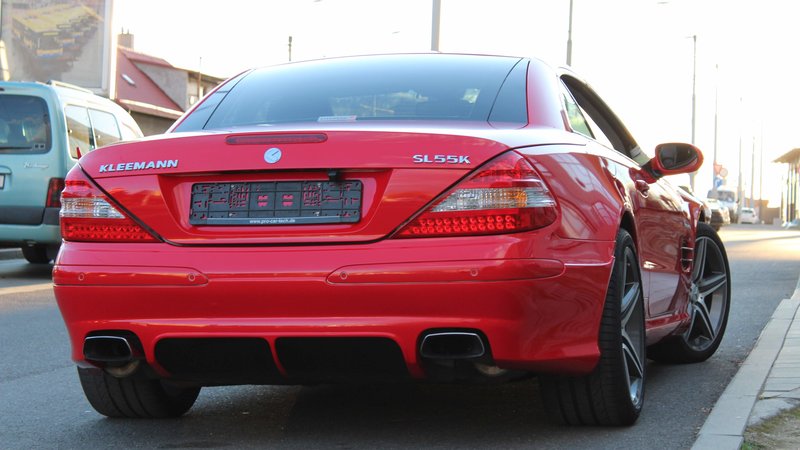 Mercedes SL55K - Red gloss wrap - img 2 small