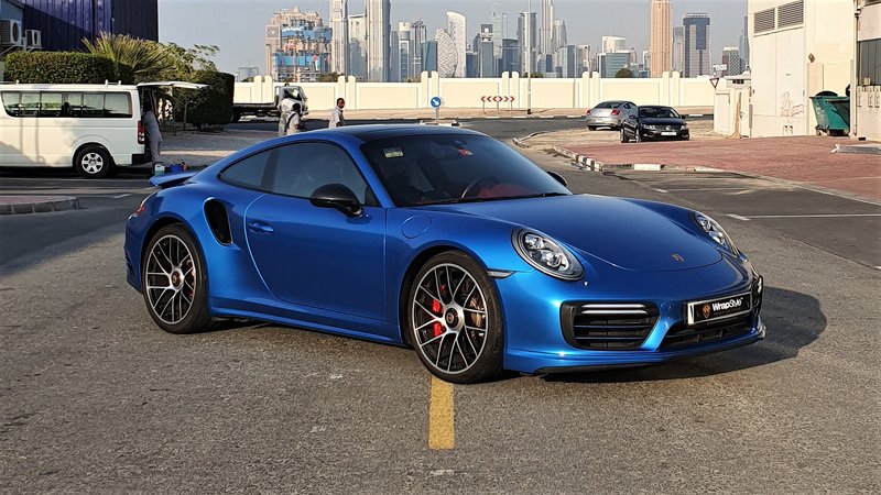 Porsche 911 GT2 RS - Blue Gloss wrap - img 1 small