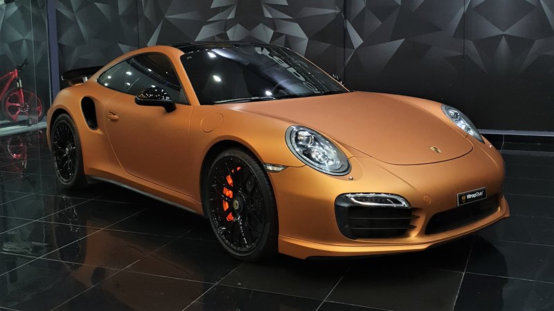 Porsche 911 GT2 RS - Bronze Matt wrap