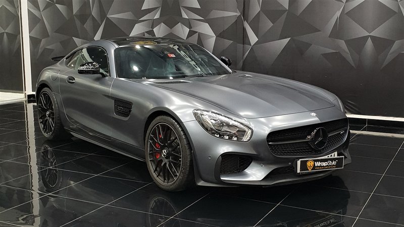 Mercedes AMG GT - Grey Satin wrap - cover small