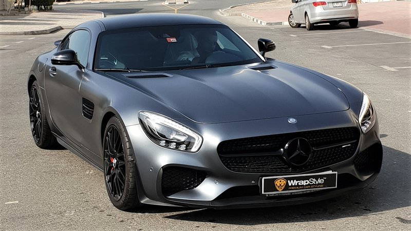 Mercedes AMG GT - Grey Satin wrap - img 1 small