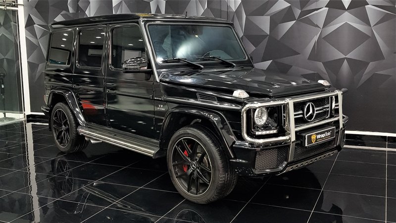 Mercedes G - Black Gloss wrap
