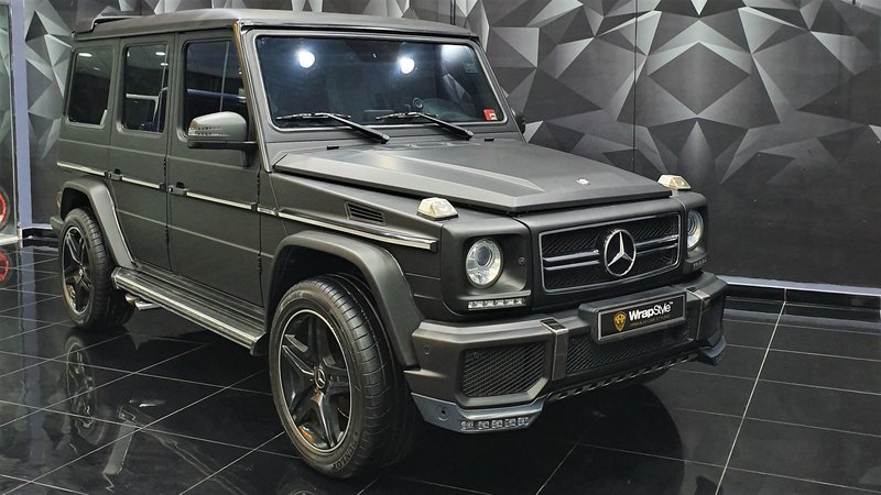 Mercedes G - Black Matt wrap