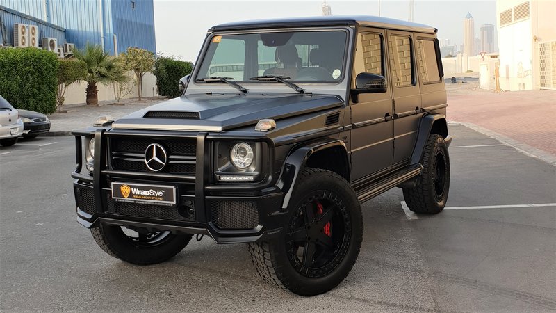 Mercedes G - Blue Matt wrap - img 1 small