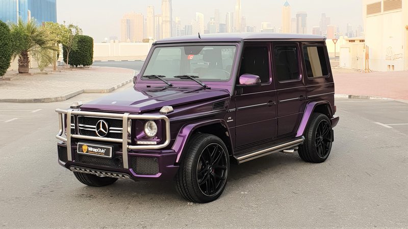 Mercedes G - Purple Gloss wrap - img 1 small