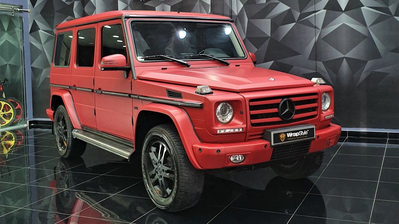 Mercedes G - Red Matt wrap