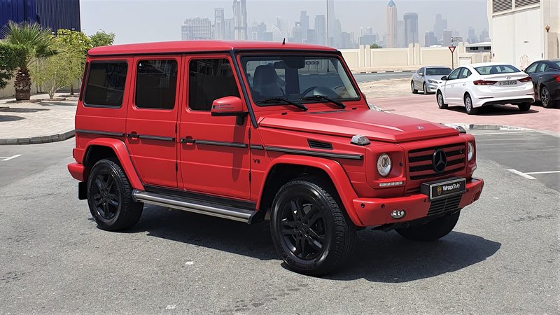 Mercedes G - Red Matt wrap - img 1 small