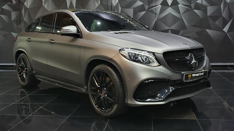 Mercedes GLE - Grey Matt wrap