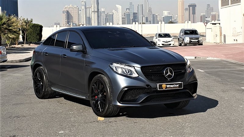 Mercedes GLE - Grey Satin wrap - img 1 small