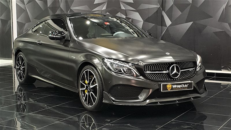 Mercedes S Coupe - Black Satin wrap