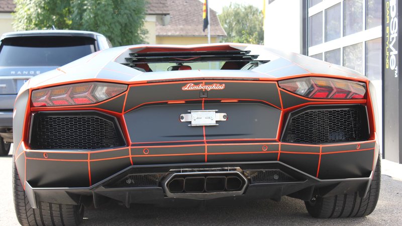 Lamborghini Aventador - Tron Wrap - img 3 small
