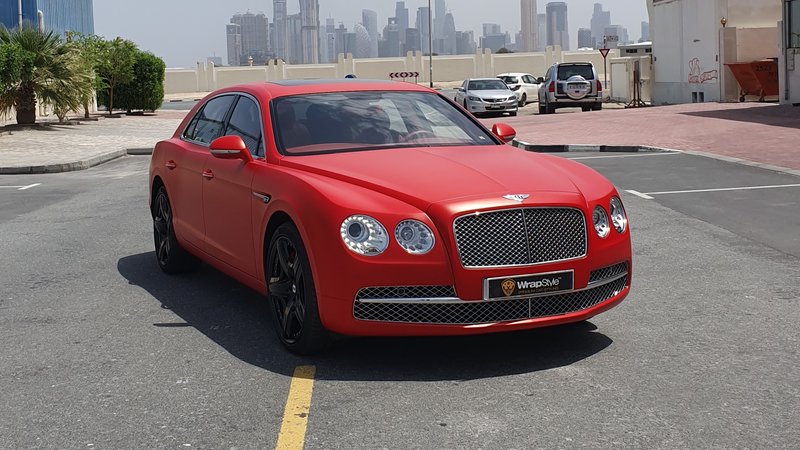 Bentley Continental - Red Matt wrap - img 1 small