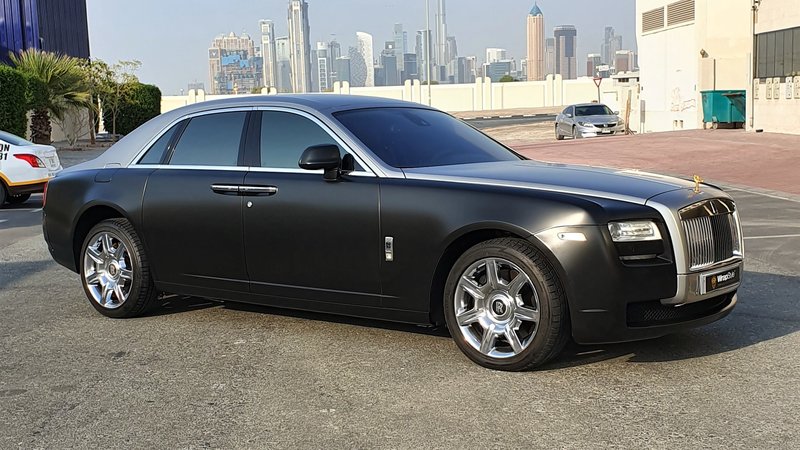 Rolls-Royce Ghost - Black Satin wrap - img 1 small