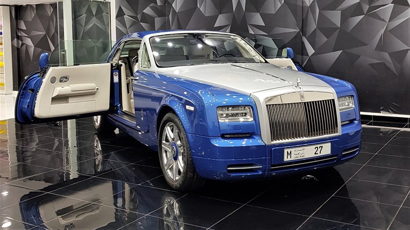 Rolls-Royce Wraith - Blue Gloss wrap - cover small