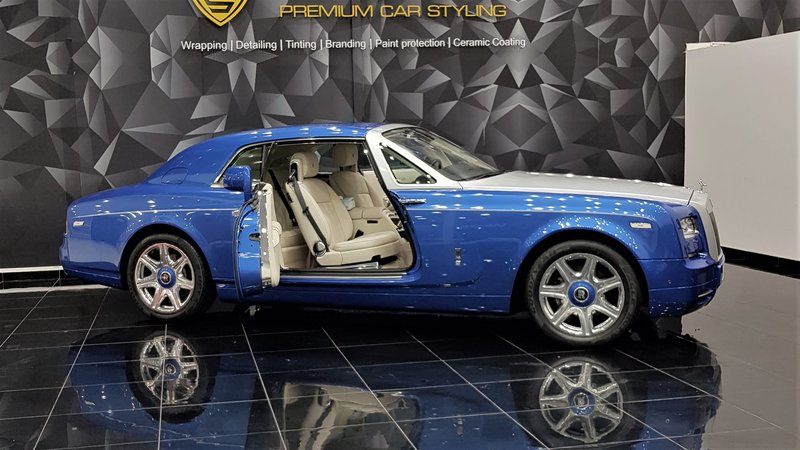 Rolls-Royce Wraith - Blue Gloss wrap - img 1 small