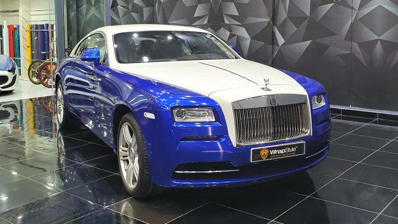 Rolls-Royce Wraith - Blue Pearl wrap