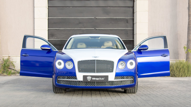 Bentley Continental - Blue Gloss wrap - img 1 small