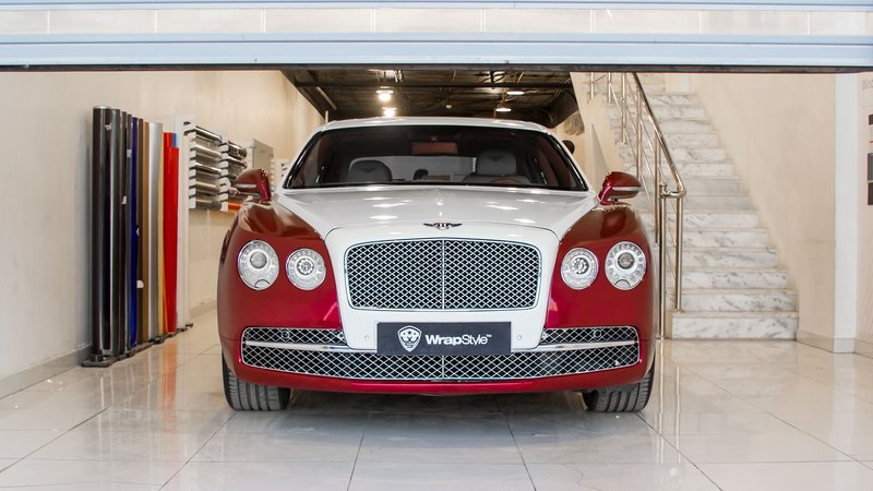 Bentley Continental - Red Pearl wrap
