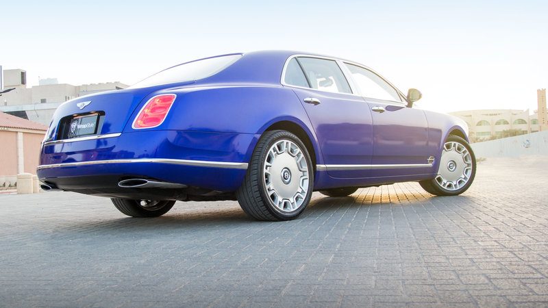 Bentley Mulsanne - Blue Gloss wrap - img 1 small