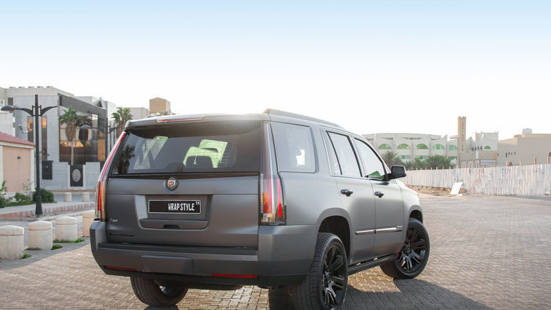 Cadillac Escalade  - Grey Matt wrap - img 2 small