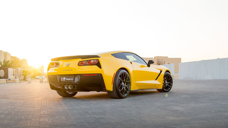 Chevrolet Corvette - Yellow Gloss wrap - img 1 small
