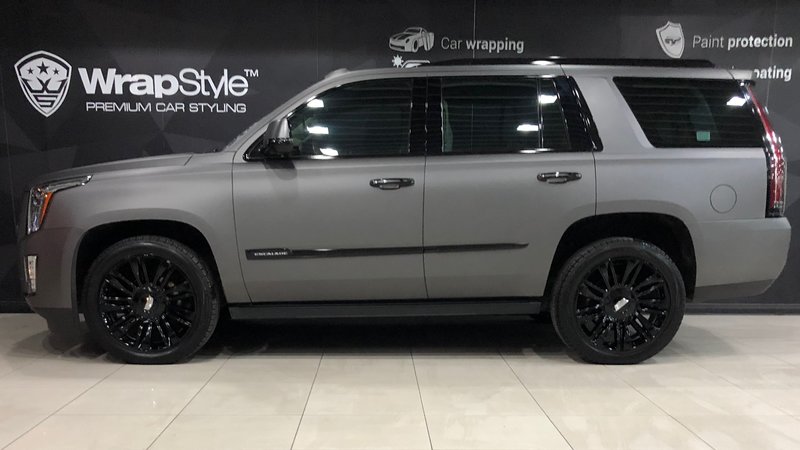 Cadillac Escalade - Grey Matt wrap