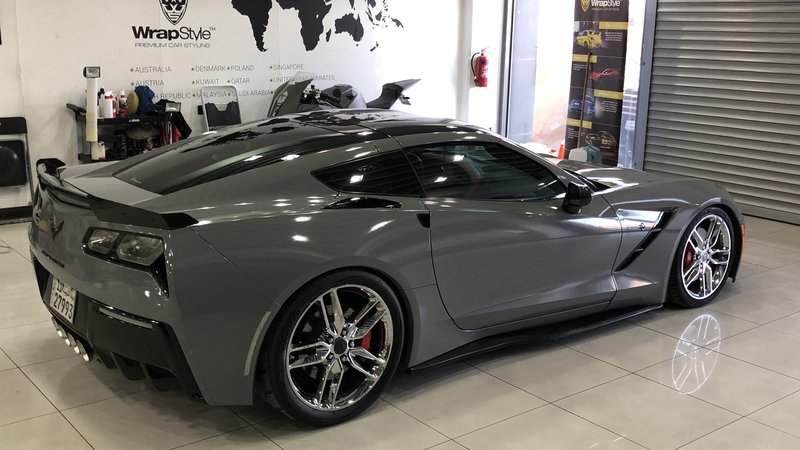 Chevrolet Corvette - Grey Gloss wrap - img 2 small