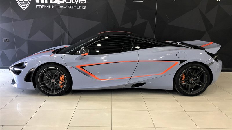 McLaren 720s - Blue Gloss wrap - cover small