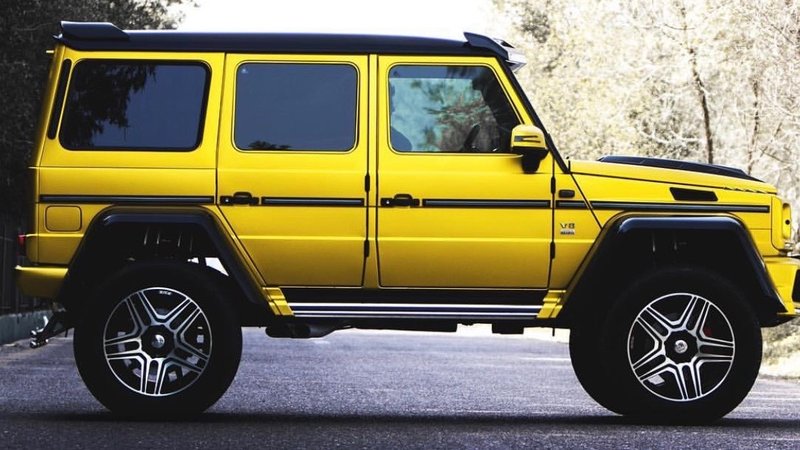 Mercedes G - Gold Matt wrap