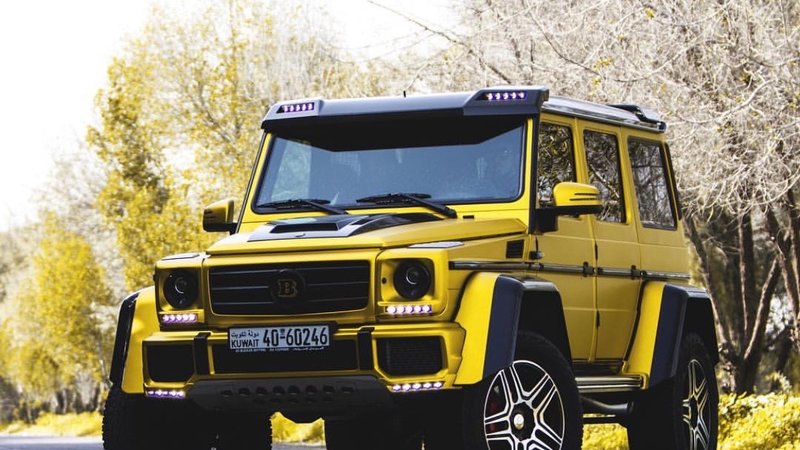 Gold-wrapped Mercedes Benz G-Class takes a bow at Dubai - Luxurylaunches