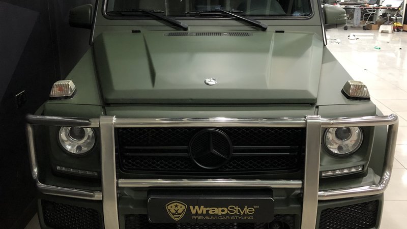 Mercedes G - Green Matt wrap - img 2 small