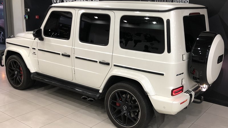 Mercedes G - White Gloss wrap - img 1 small