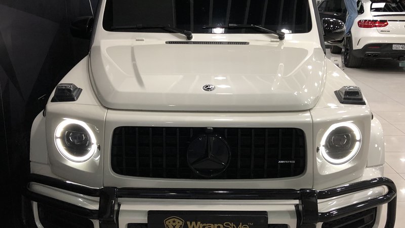 Mercedes G - White Gloss wrap - img 2 small