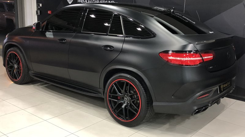Mercedes GLE - Black Matt wrap - img 1 small