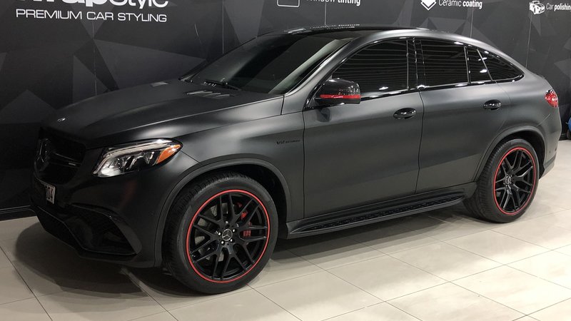 Mercedes GLE - Black Matt wrap - img 2 small