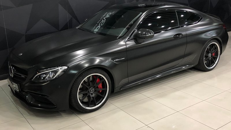 Mercedes-Benz S-Class- Black Satin wrap - img 1 small