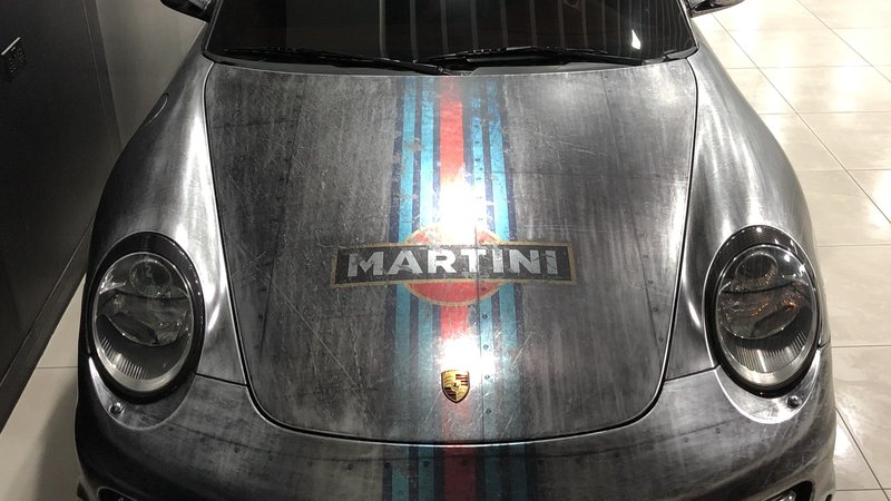 Porsche 997 Turbo - Martini Steel Wrap - img 1 small