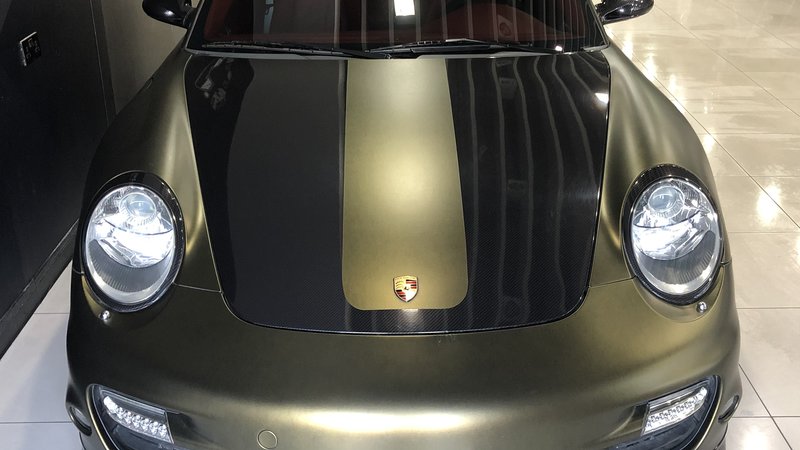 Porsche GT2 - Gold Matt wrap - img 1 small