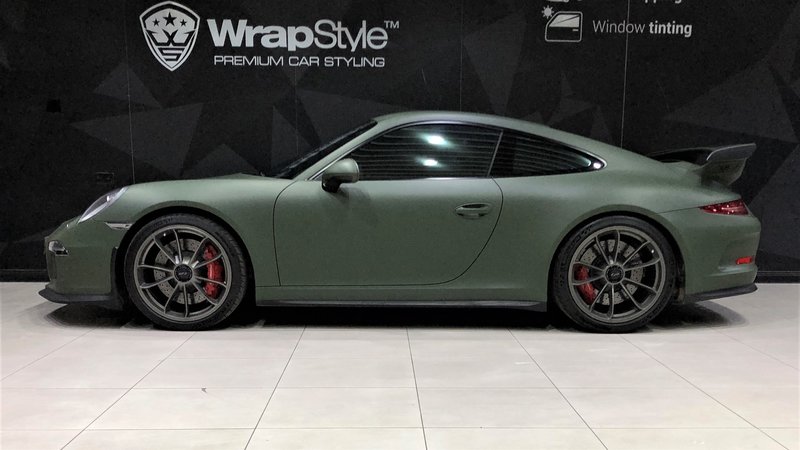 Porsche GT3 - Green Matt wrap