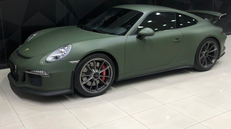 Porsche GT3 - Green Matt wrap - img 2 small