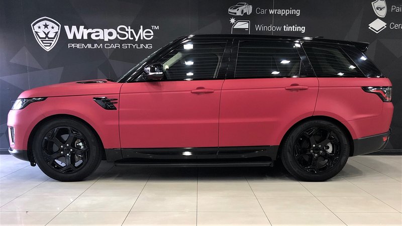Range Rover Sport - Pink Matt wrap - cover small