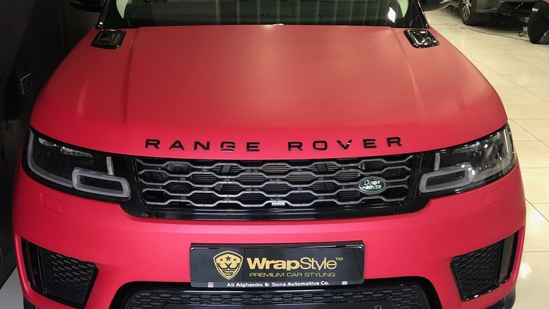 Range Rover Sport - Pink Matt wrap - img 1 small