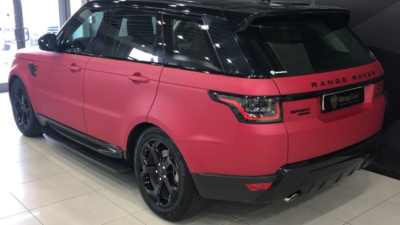 Range Rover Sport - Pink Matt wrap - img 2 small
