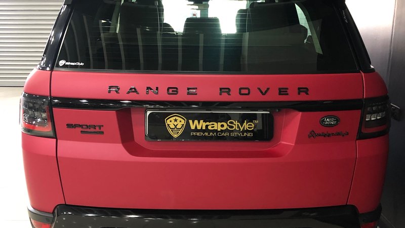 Range Rover Sport - Pink Matt wrap - img 3 small