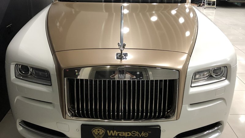 Rolls-Royce Wraith - Bronze Stripe wrap - img 1 small